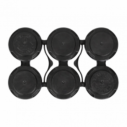 Can Carriers 6-pack BLACK - 20pcs